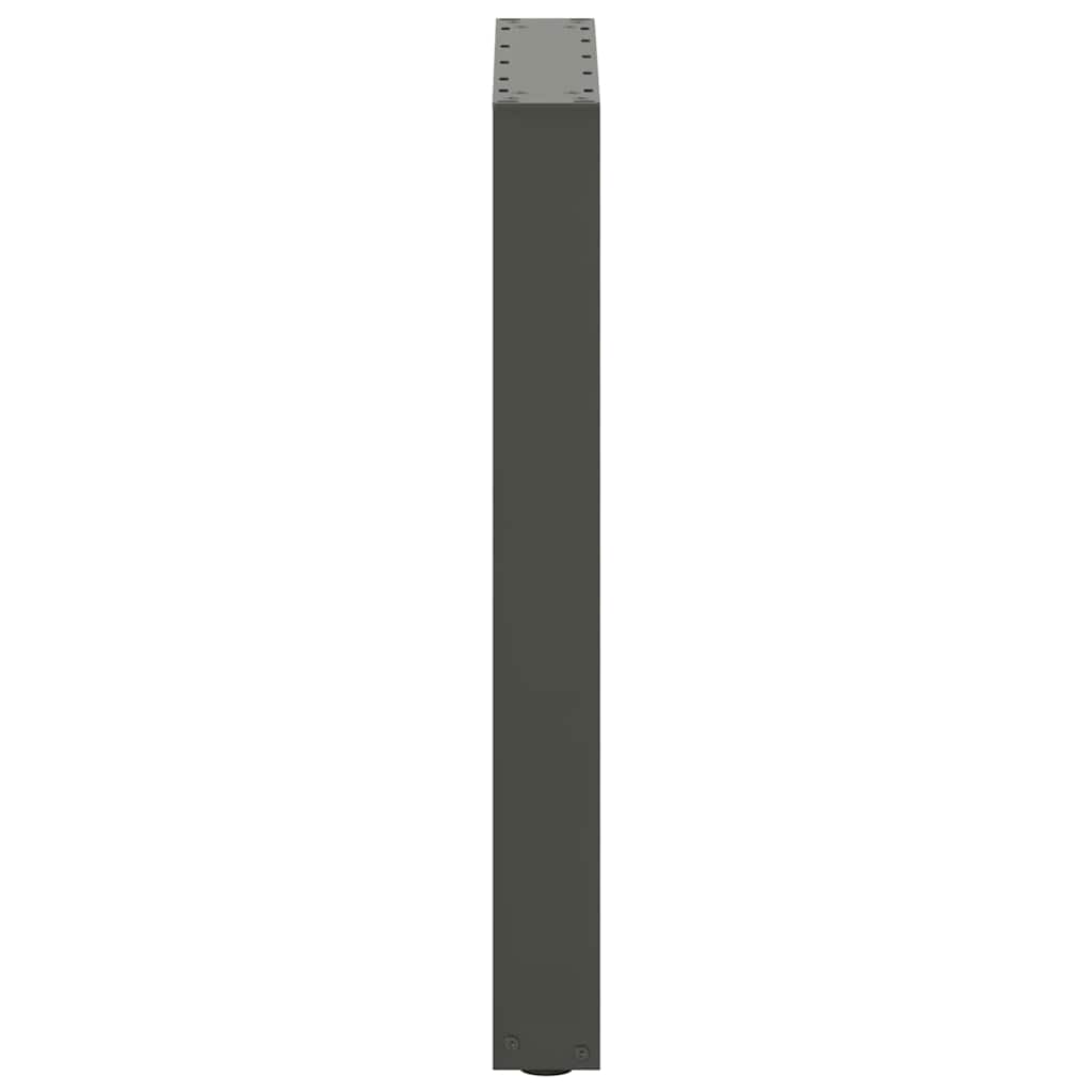 Eettafelpoten 2 st U-vormig 50x(72-73) cm staal antraciet is nu te koop bij PeponiXL, paradijselijk wonen!