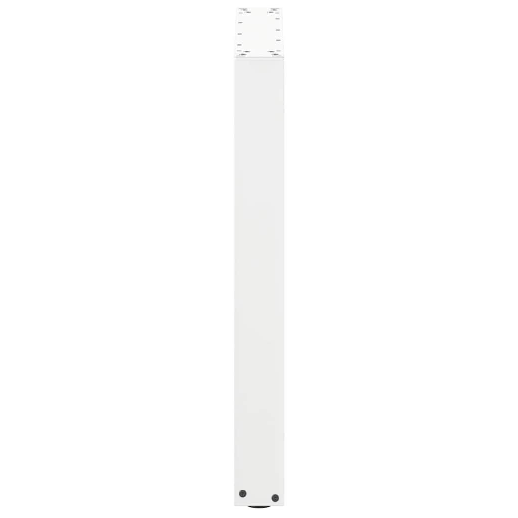 Eettafelpoten 2 st U-vormig 60x(72-73) cm staal wit is nu te koop bij PeponiXL, paradijselijk wonen!
