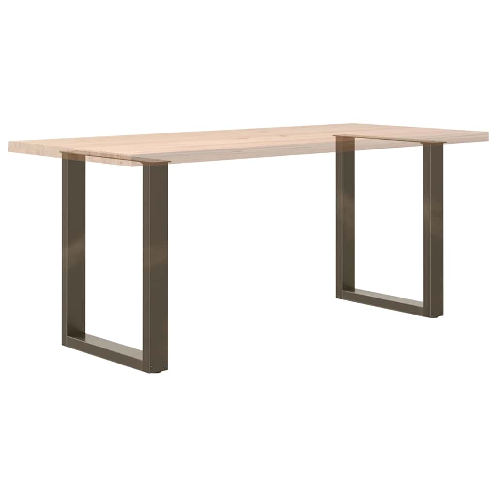 Eettafelpoten 2 st U-vormig 60x(72-73) cm staal naturel is nu te koop bij PeponiXL, paradijselijk wonen!