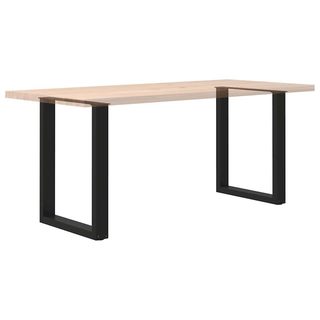 Eettafelpoten 2 st U-vormig 70x(72-73) cm staal zwart is nu te koop bij PeponiXL, paradijselijk wonen!