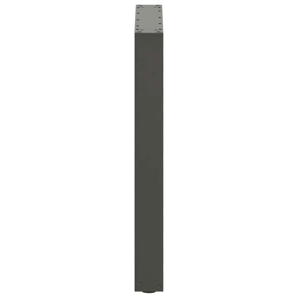 Eettafelpoten 2 st U-vormig 70x(72-73) cm staal antraciet is nu te koop bij PeponiXL, paradijselijk wonen!