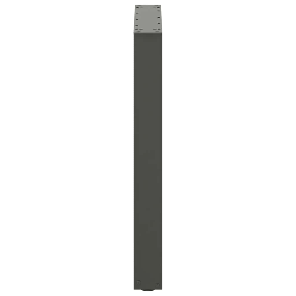 Eettafelpoten 2 st U-vormig 70x(72-73) cm staal naturel is nu te koop bij PeponiXL, paradijselijk wonen!