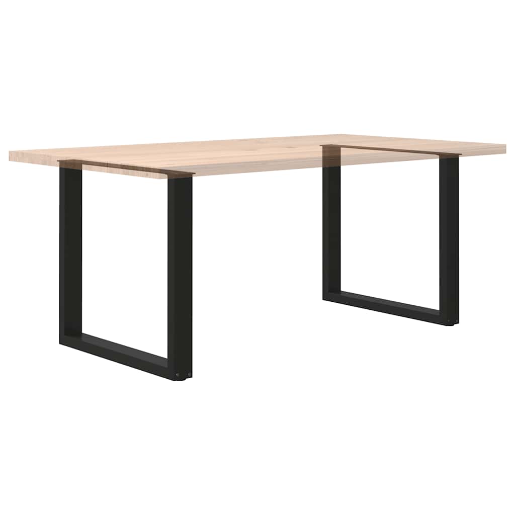 Eettafelpoten 2 st U-vormig 80x(72-73) cm staal zwart is nu te koop bij PeponiXL, paradijselijk wonen!