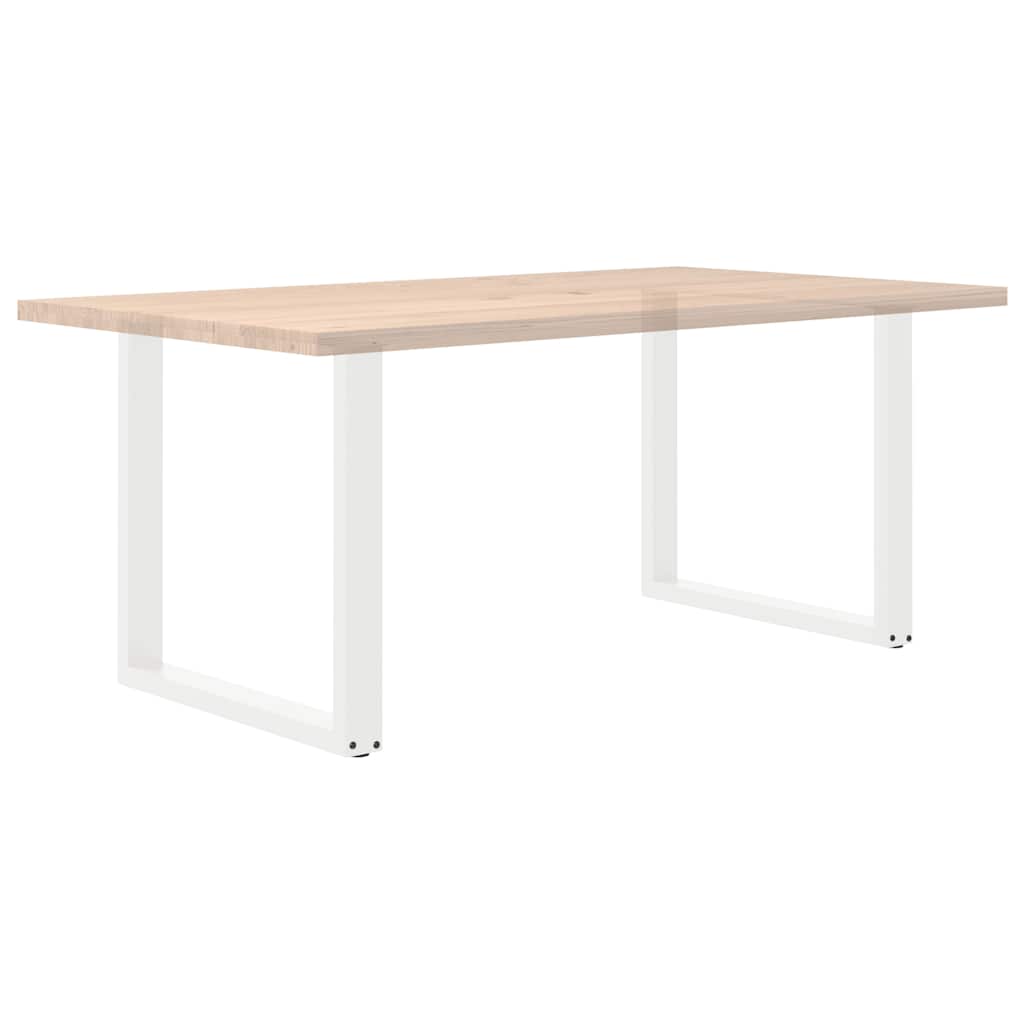 Eettafelpoten 2 st U-vormig 90x(72-73) cm staal wit is nu te koop bij PeponiXL, paradijselijk wonen!
