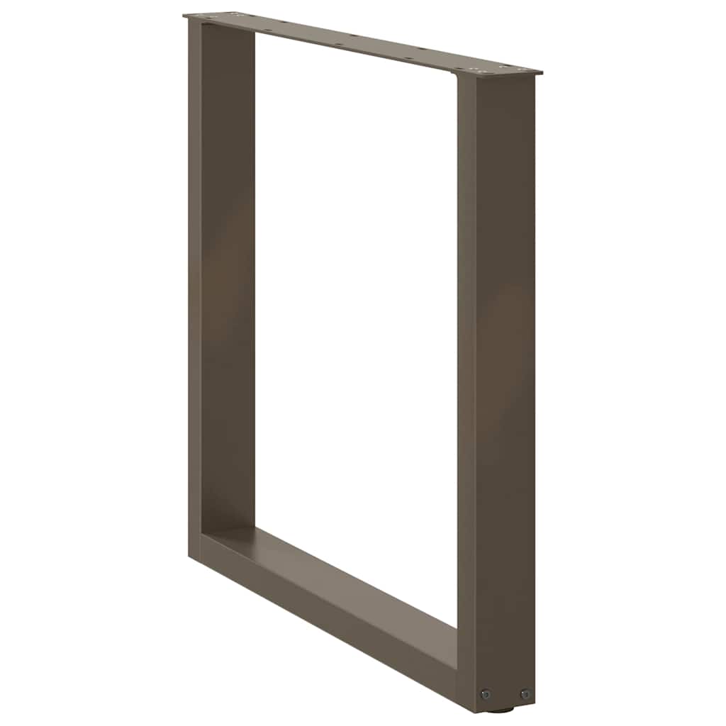 Eettafelpoten 2 st U-vormig 90x(72-73) cm staal naturel is nu te koop bij PeponiXL, paradijselijk wonen!