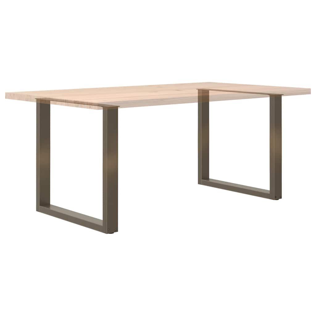 Eettafelpoten 2 st U-vormig 90x(72-73) cm staal naturel is nu te koop bij PeponiXL, paradijselijk wonen!
