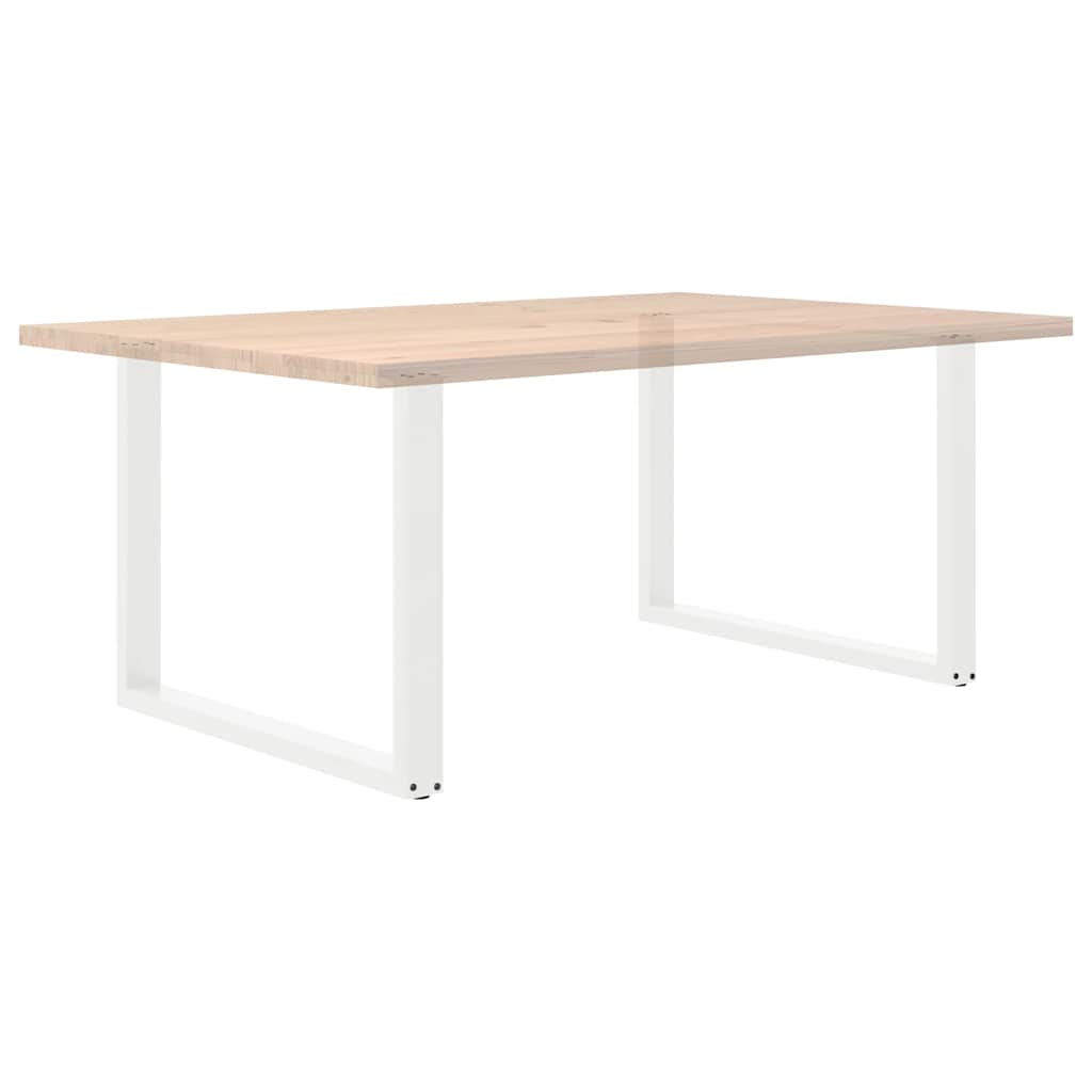 Eettafelpoten 2 st U-vormig 100x(72-73) cm staal wit is nu te koop bij PeponiXL, paradijselijk wonen!