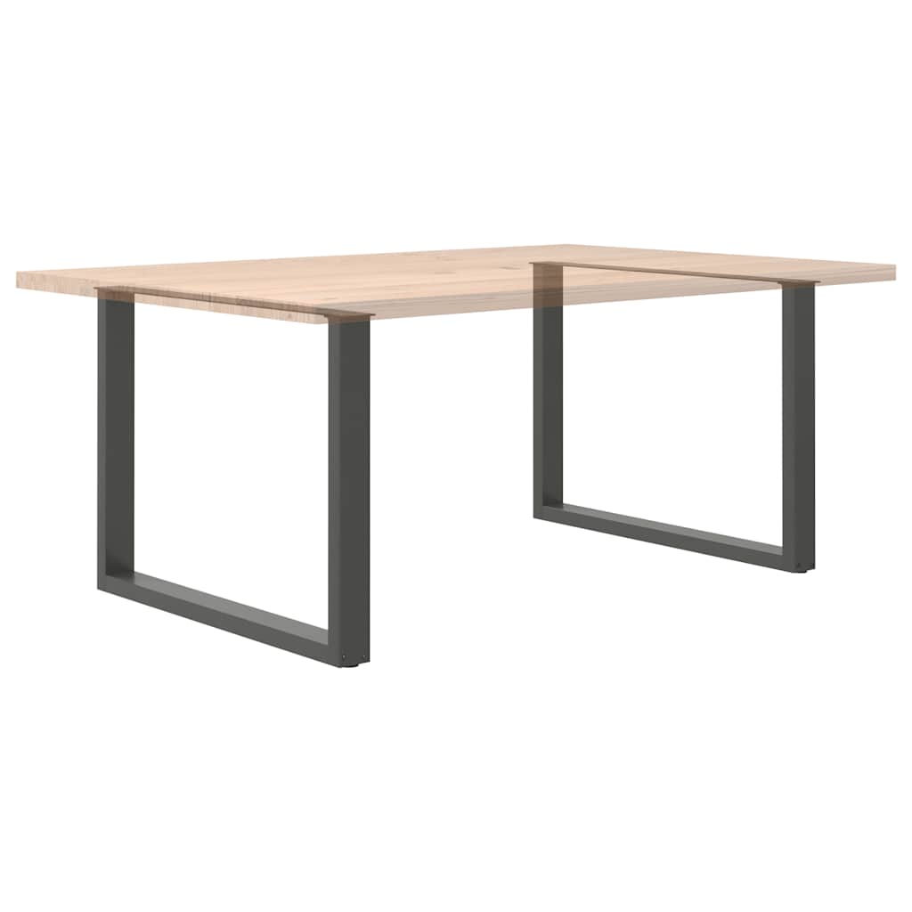 Eettafelpoten 2 st U-vormig 100x(72-73) cm staal antraciet is nu te koop bij PeponiXL, paradijselijk wonen!
