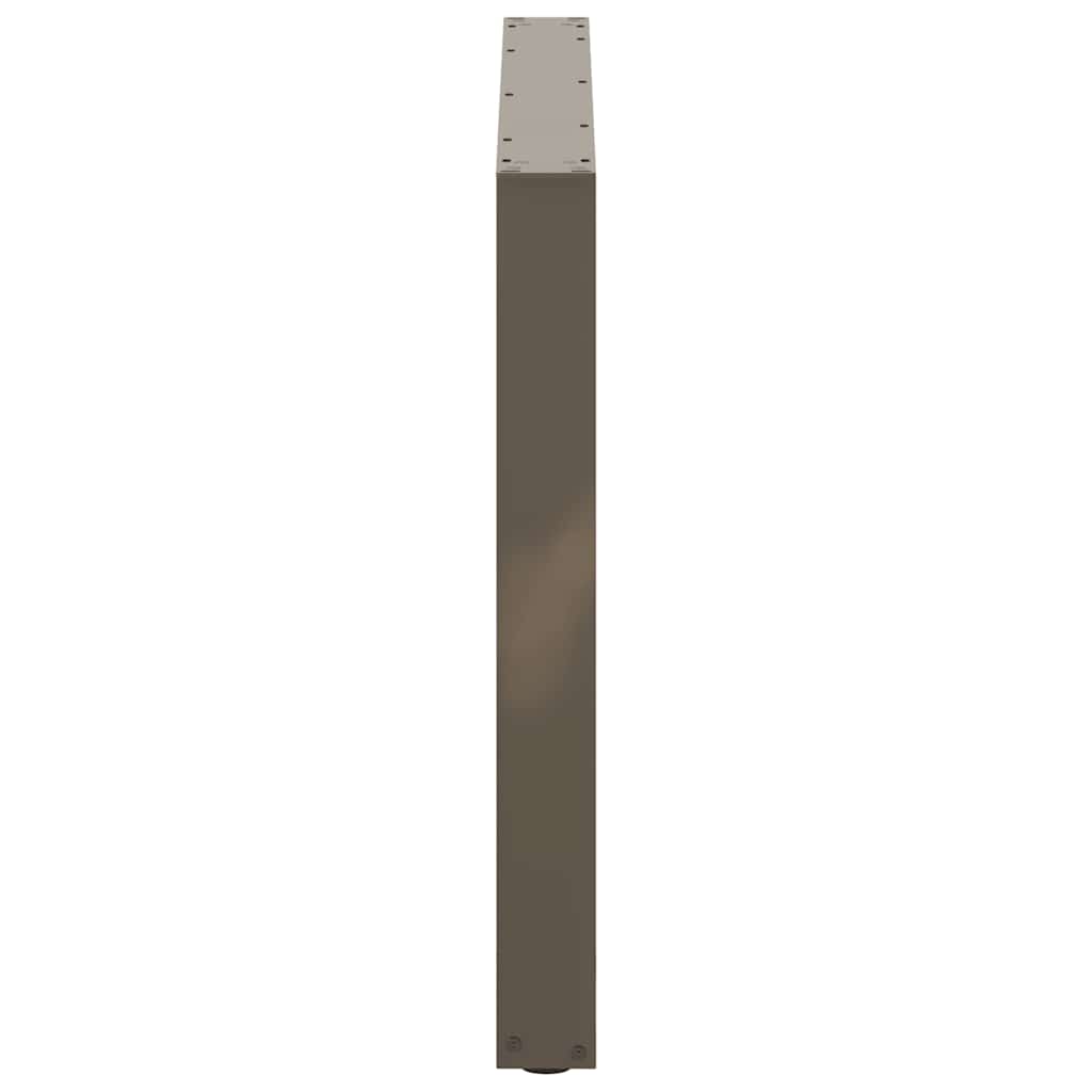 Eettafelpoten 2 st U-vormig 100x(72-73) cm staal naturel is nu te koop bij PeponiXL, paradijselijk wonen!