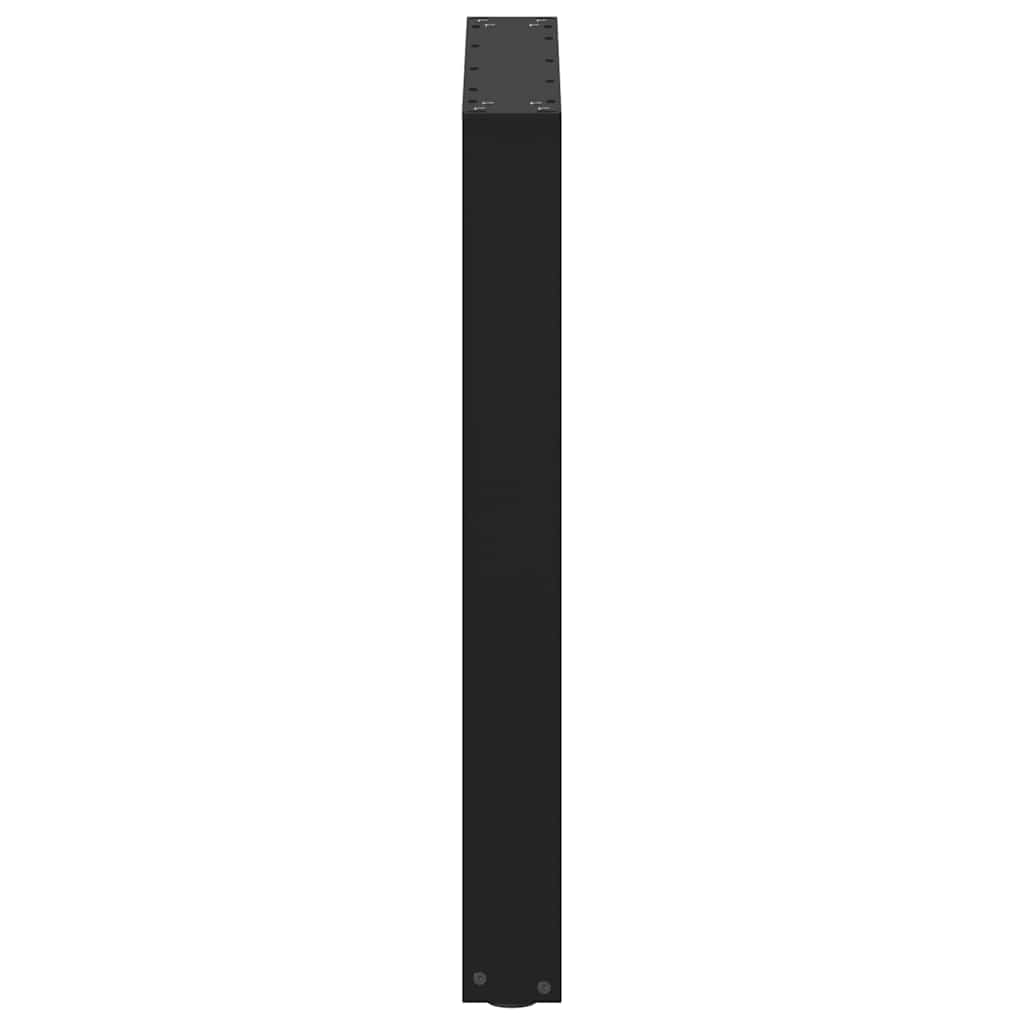 Eettafelpoten 3 st U-vormig 70x(72-73) cm staal zwart is nu te koop bij PeponiXL, paradijselijk wonen!