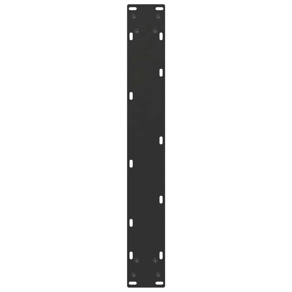 Eettafelpoten 3 st U-vormig 70x(72-73) cm staal zwart is nu te koop bij PeponiXL, paradijselijk wonen!