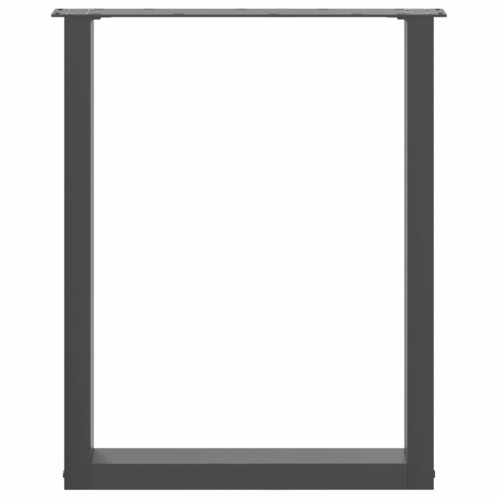 Eettafelpoten 3 st U-vormig 70x(72-73) cm staal naturel is nu te koop bij PeponiXL, paradijselijk wonen!