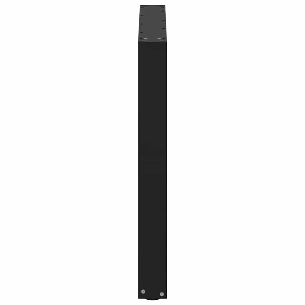 Eettafelpoten 3 st U-vormig 80x(72-73) cm staal zwart is nu te koop bij PeponiXL, paradijselijk wonen!