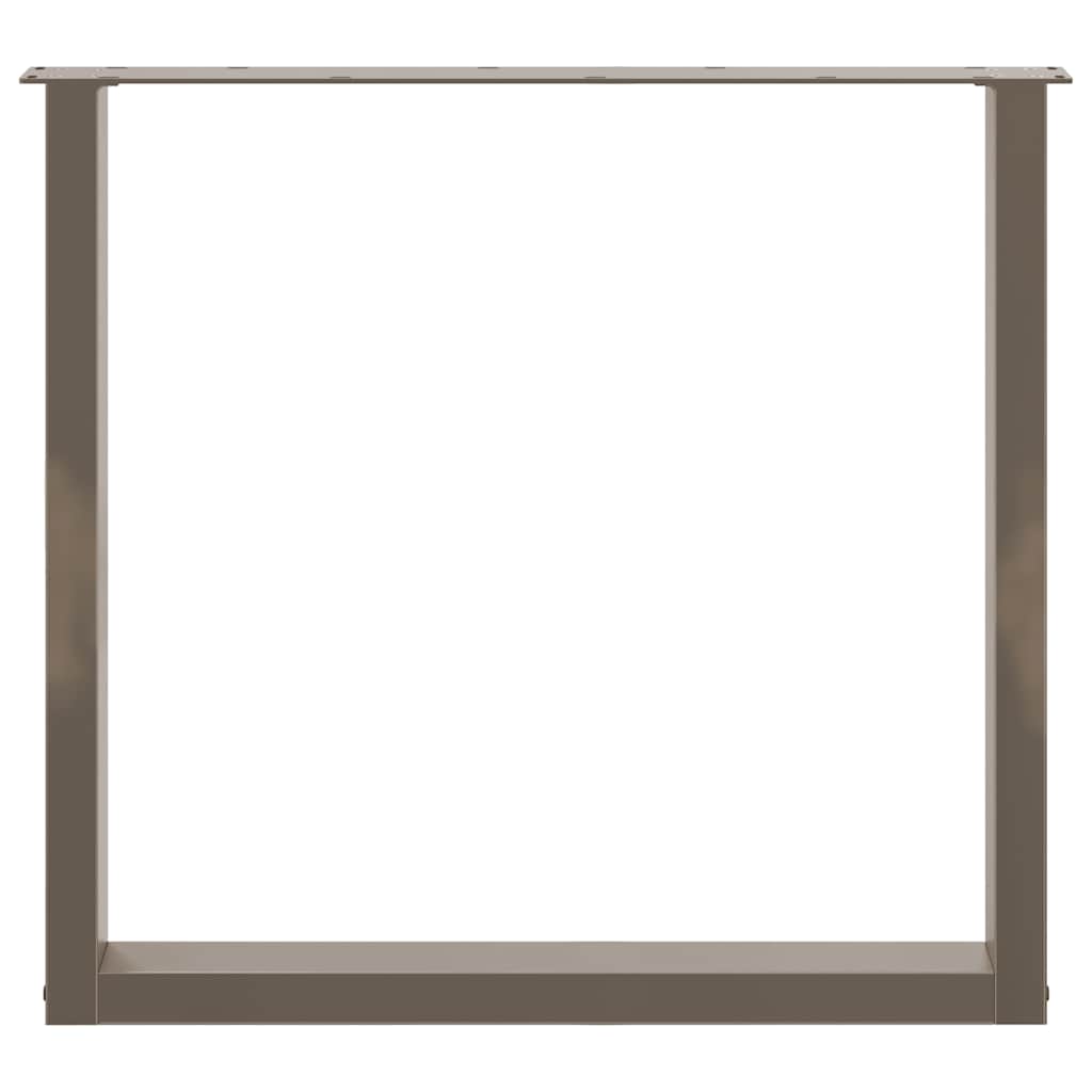 Eettafelpoten 3 st U-vormig 80x(72-73) cm staal naturel is nu te koop bij PeponiXL, paradijselijk wonen!