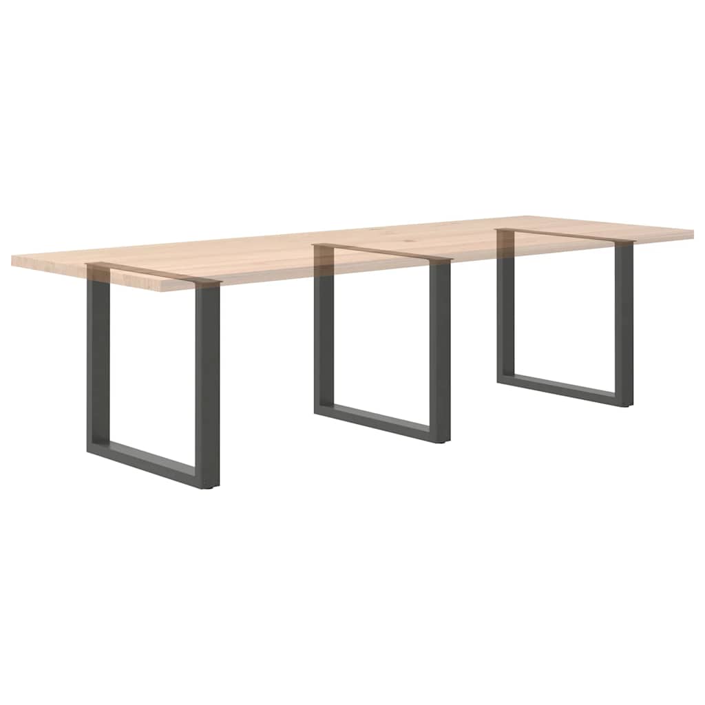 Eettafelpoten 3 st U-vormig 90x(72-73) cm staal antraciet is nu te koop bij PeponiXL, paradijselijk wonen!