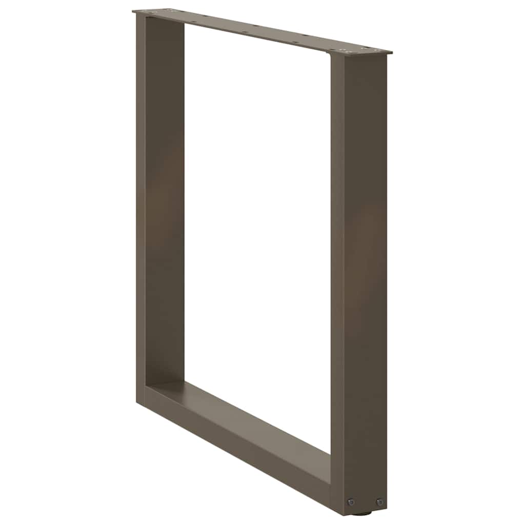 Eettafelpoten 3 st U-vormig 90x(72-73) cm staal naturel is nu te koop bij PeponiXL, paradijselijk wonen!