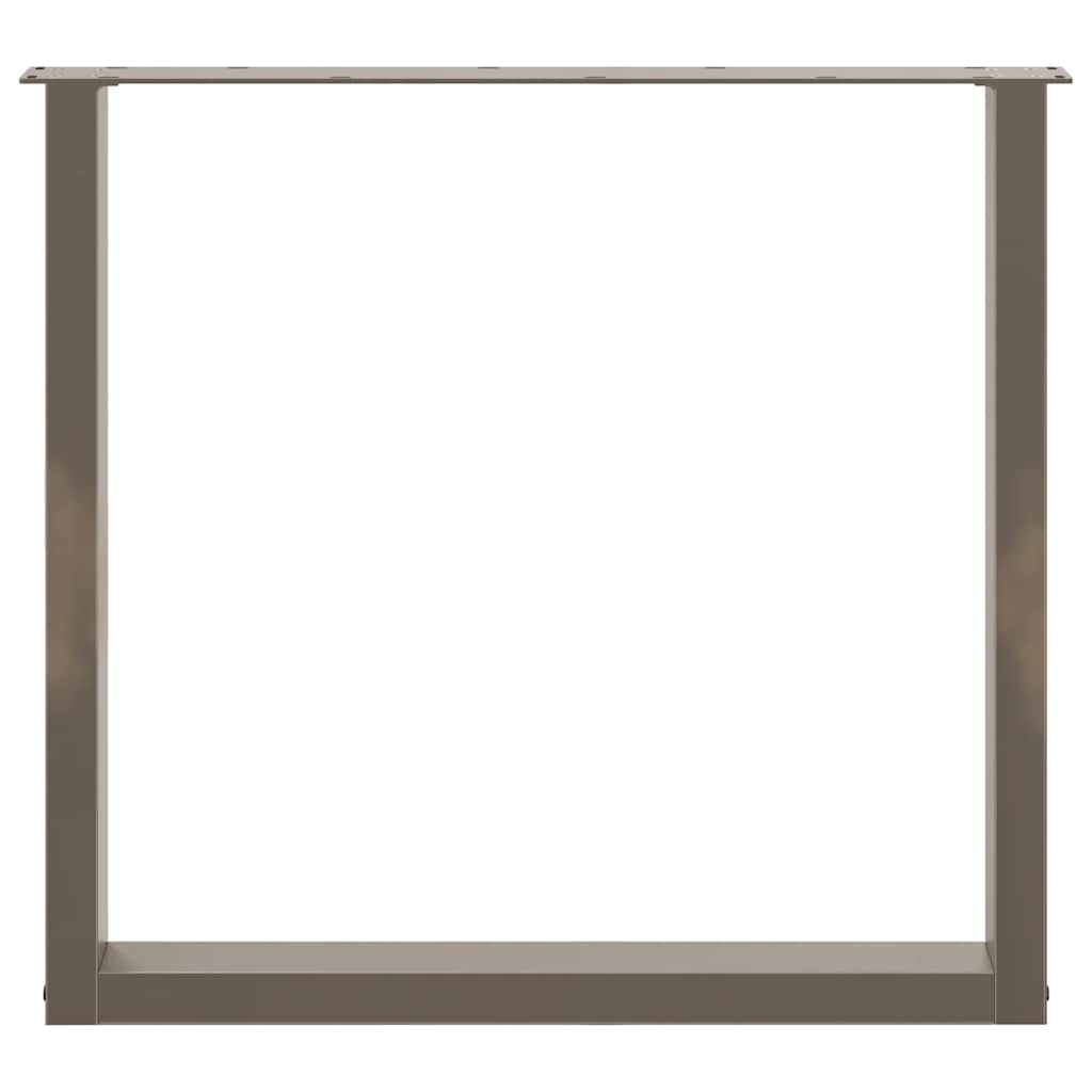 Eettafelpoten 3 st U-vormig 90x(72-73) cm staal naturel is nu te koop bij PeponiXL, paradijselijk wonen!