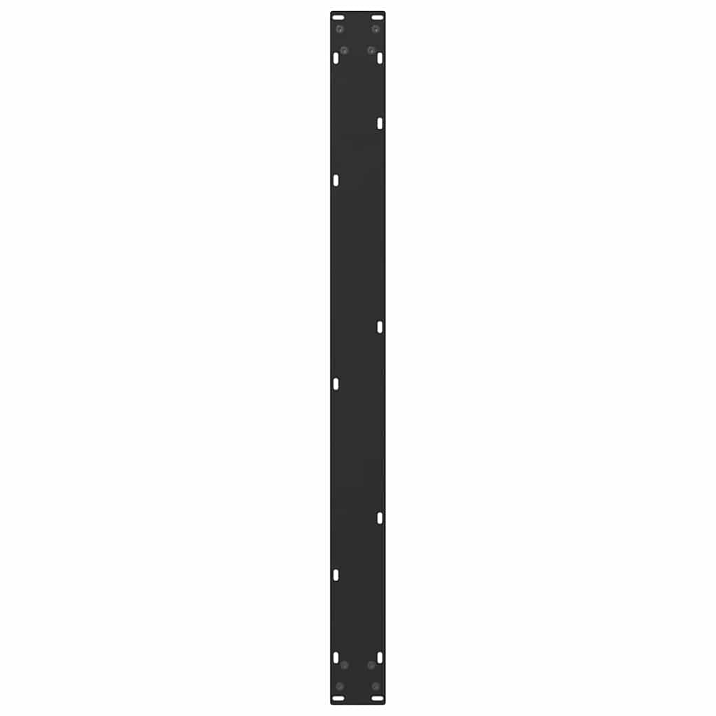 Eettafelpoten 3 st U-vormig 100x(72-73) cm staal zwart is nu te koop bij PeponiXL, paradijselijk wonen!