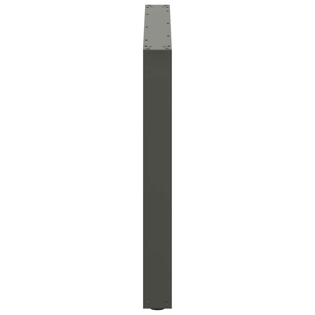 Eettafelpoten 3 st U-vormig 100x(72-73) cm staal antraciet is nu te koop bij PeponiXL, paradijselijk wonen!