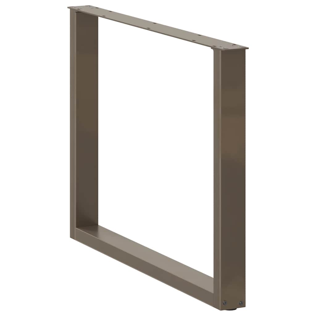 Eettafelpoten 3 st U-vormig 100x(72-73) cm staal naturel is nu te koop bij PeponiXL, paradijselijk wonen!