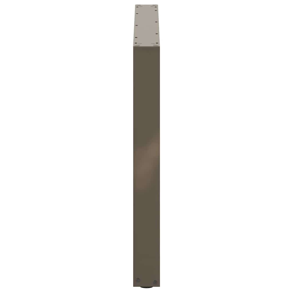 Eettafelpoten 3 st U-vormig 100x(72-73) cm staal naturel is nu te koop bij PeponiXL, paradijselijk wonen!