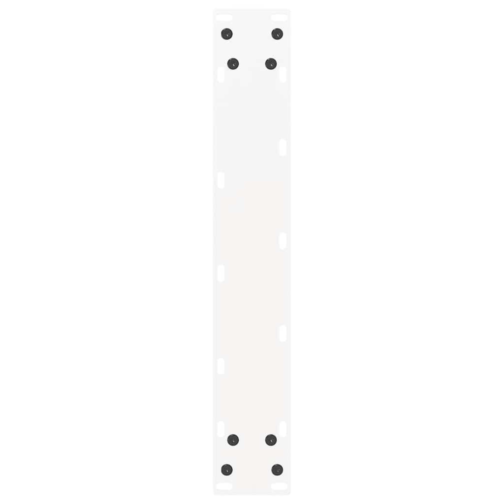 Bartafelpoten 2 st U-vormig 40x(90-91) cm staal wit is nu te koop bij PeponiXL, paradijselijk wonen!