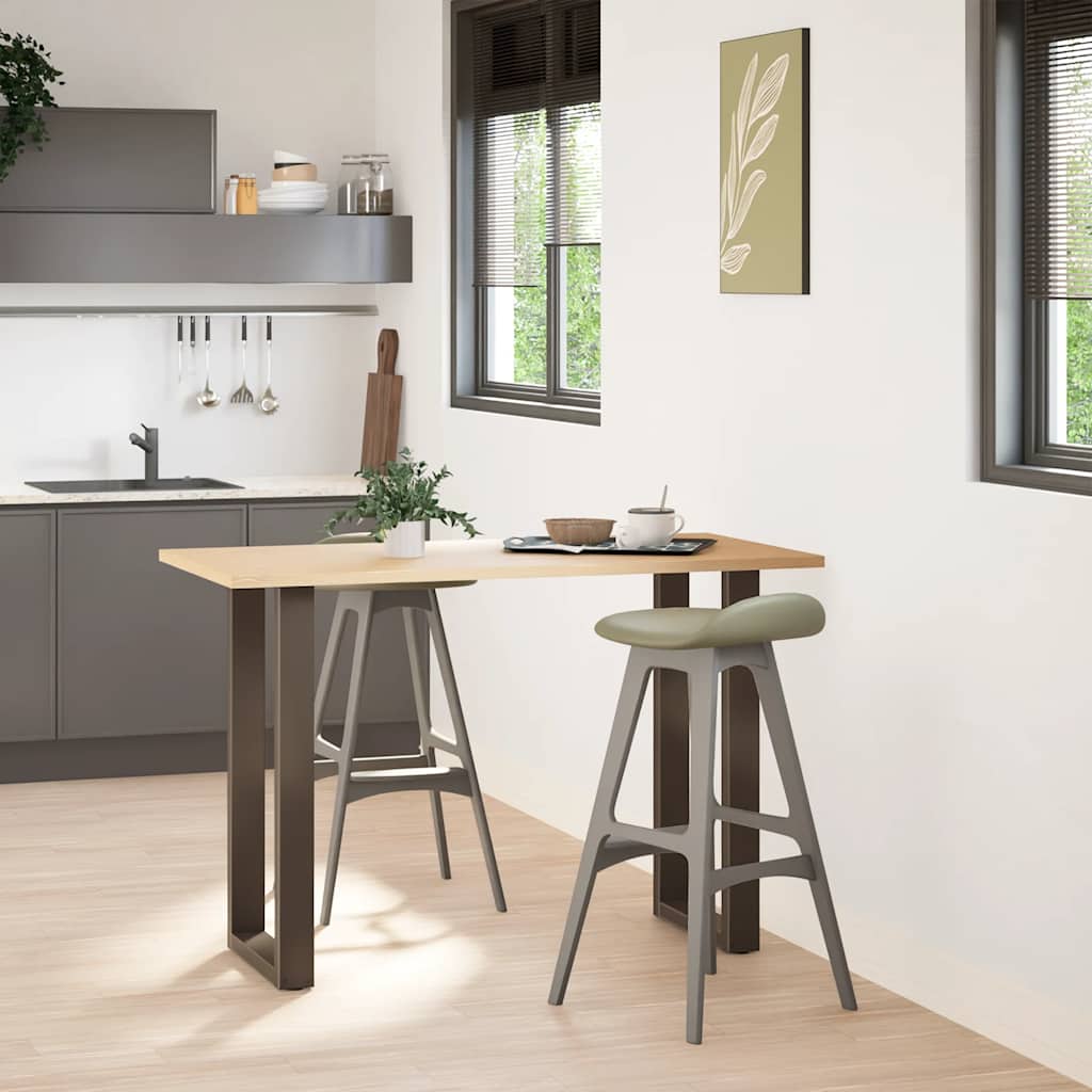 Bartafelpoten 2 st U-vormig 40x(90-91) cm staal naturel