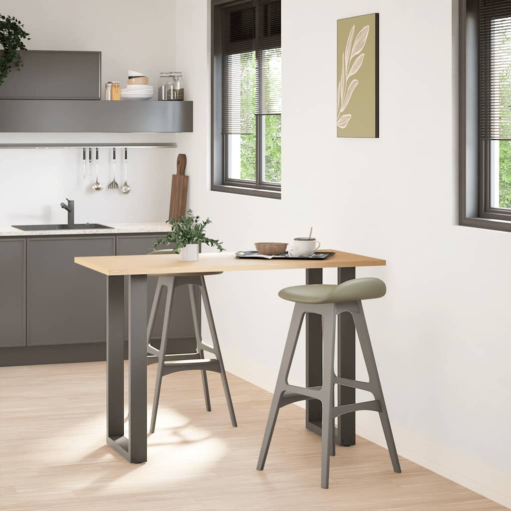 Bartafelpoten 2 st U-vormig 50x(90-91) cm staal antraciet is nu te koop bij PeponiXL, paradijselijk wonen!