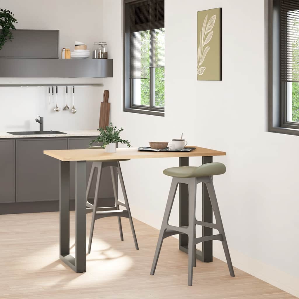 Bartafelpoten 2 st U-vormig 60x(90-91)cm staal antraciet is nu te koop bij PeponiXL, paradijselijk wonen!