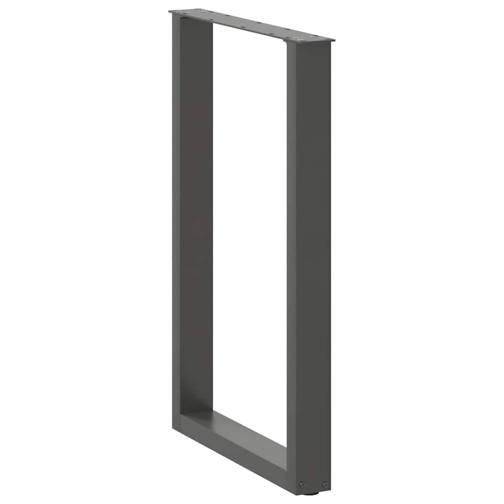 Bartafelpoten 2 st U-vormig 60x(90-91)cm staal antraciet is nu te koop bij PeponiXL, paradijselijk wonen!