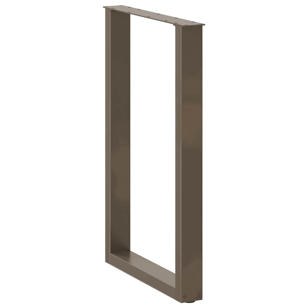 Bartafelpoten 2 st U-vormig 60x(90-91) cm staal naturel is nu te koop bij PeponiXL, paradijselijk wonen!