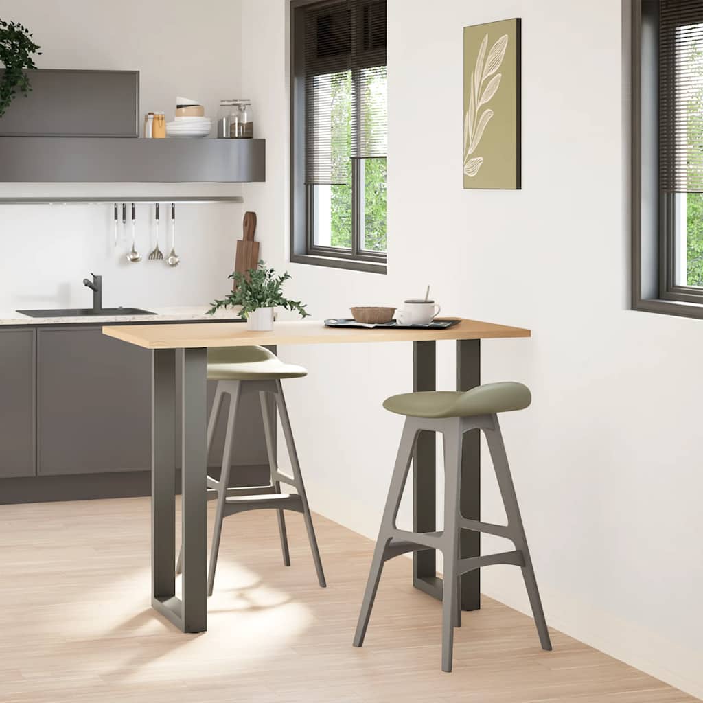 Bartafelpoten 2 st U-vormig 40x(100-101) cm staal antraciet is nu te koop bij PeponiXL, paradijselijk wonen!