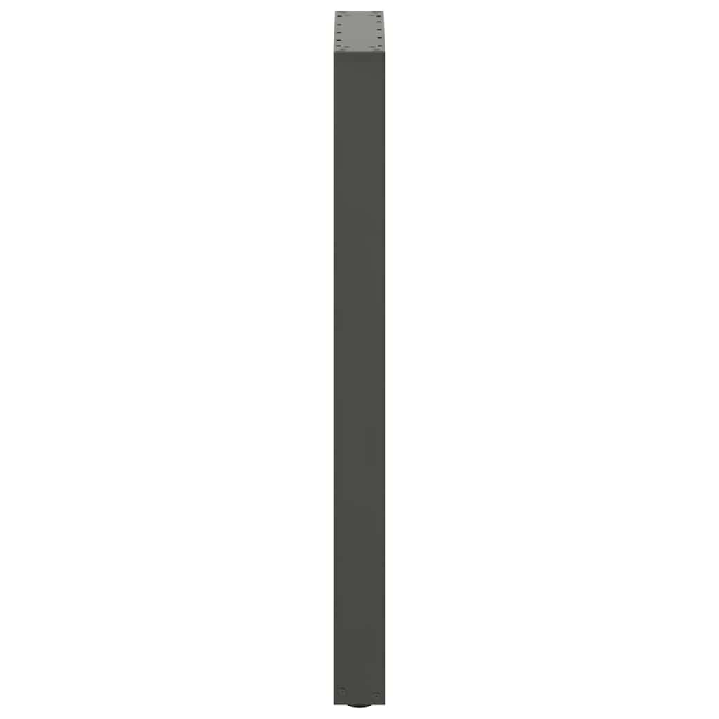Bartafelpoten 2 st U-vormig 40x(100-101) cm staal antraciet is nu te koop bij PeponiXL, paradijselijk wonen!