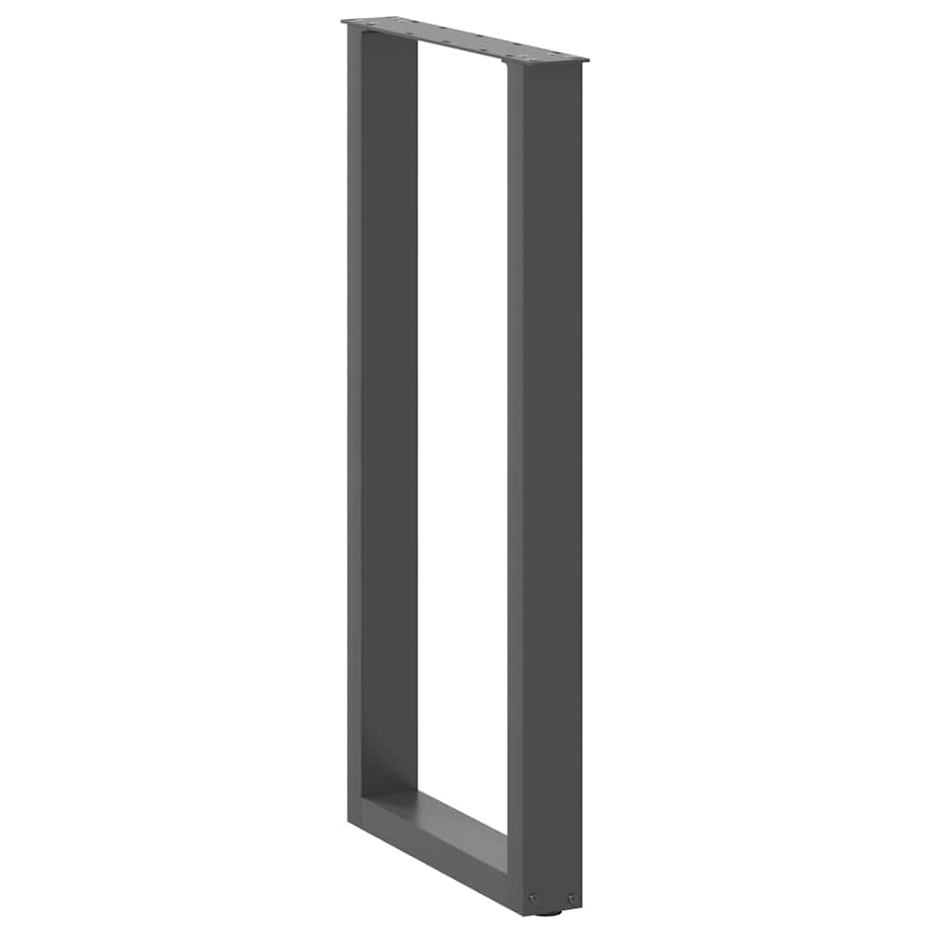 Bartafelpoten 2 st U-vormig 50x(100-101) cm staal antraciet is nu te koop bij PeponiXL, paradijselijk wonen!