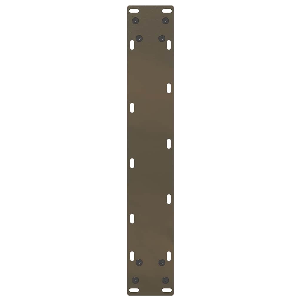 Bartafelpoten 2 st U-vormig 40x(110-111) cm staal naturel is nu te koop bij PeponiXL, paradijselijk wonen!