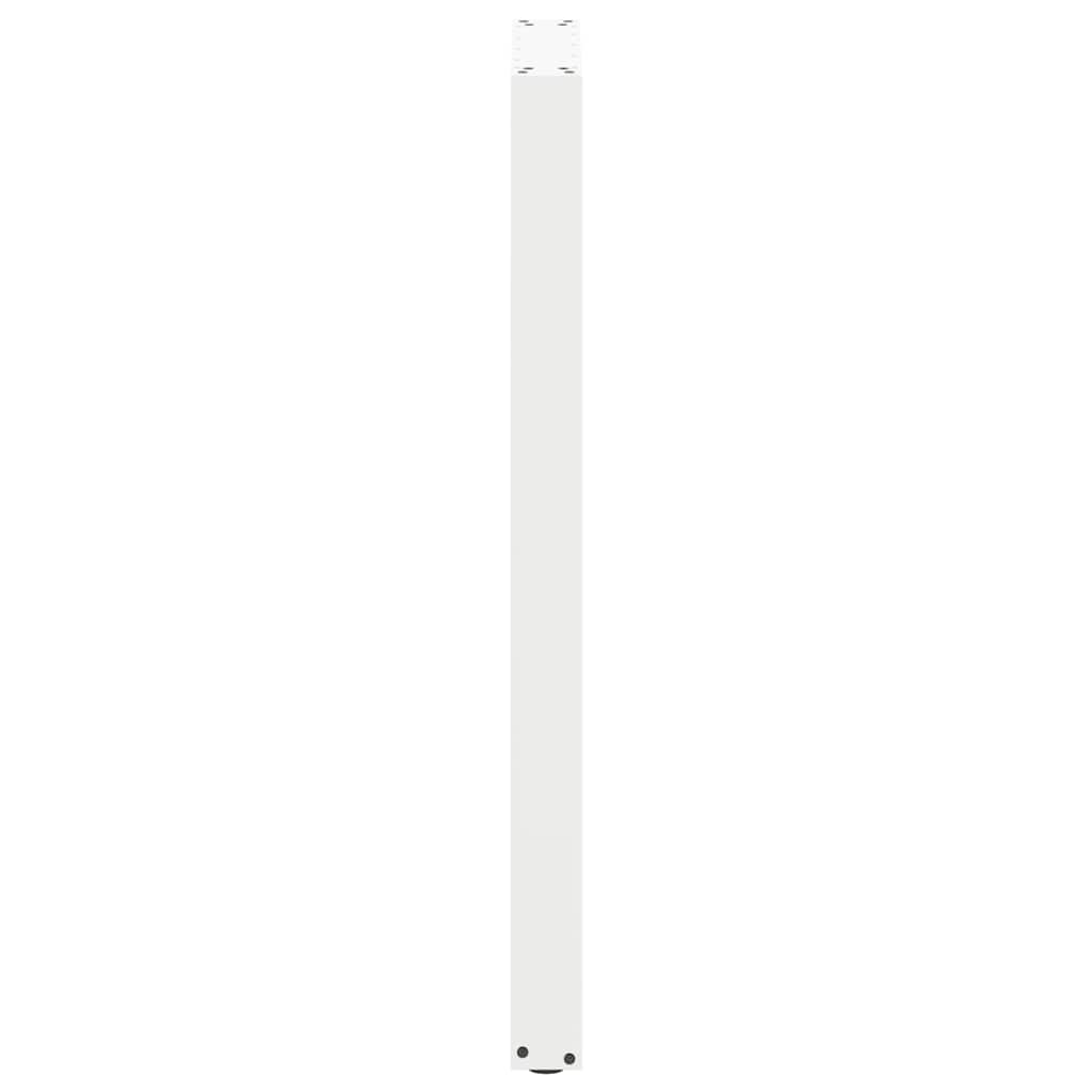 Bartafelpoten 2 st U-vormig 50x(110-111) cm staal wit is nu te koop bij PeponiXL, paradijselijk wonen!