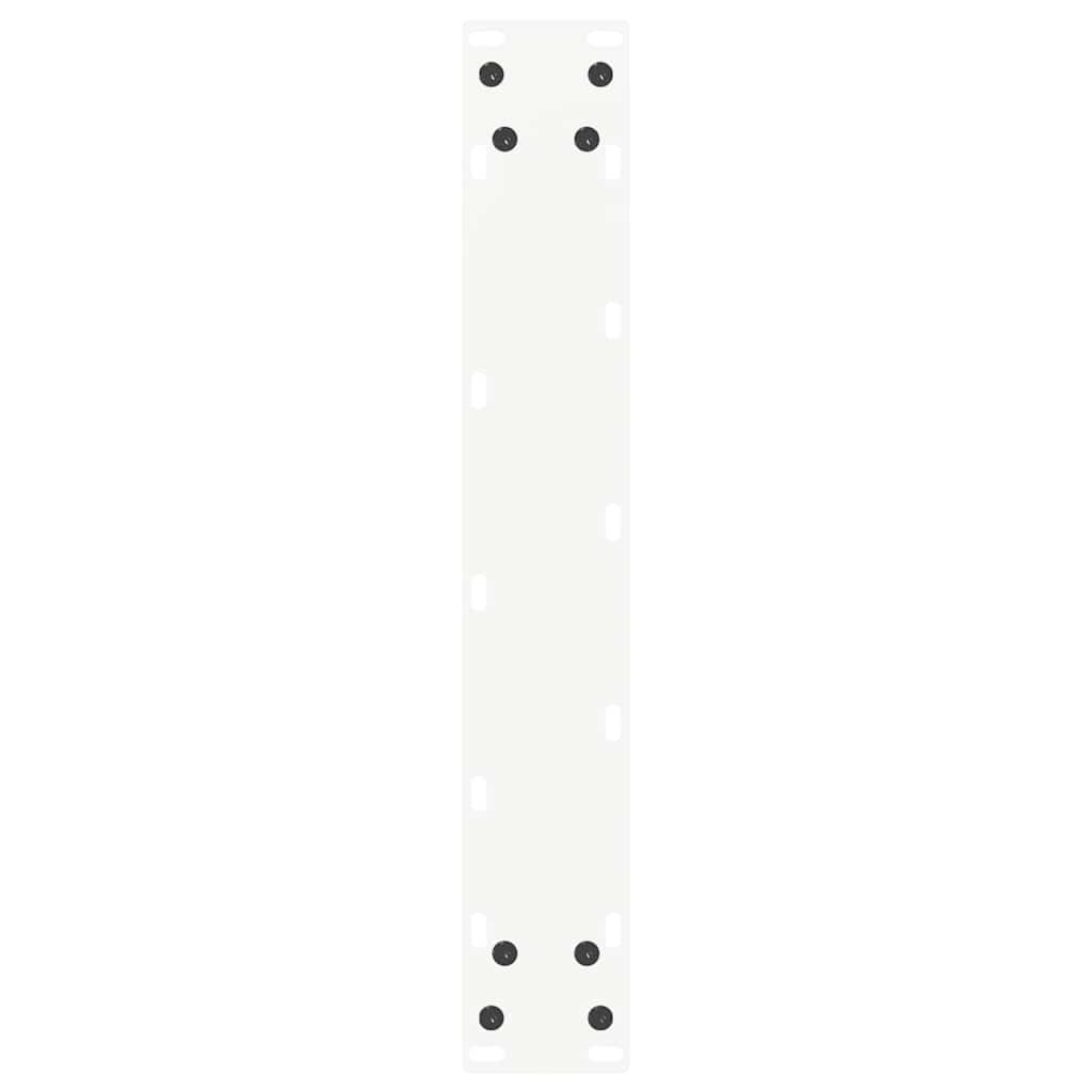 Bartafelpoten 2 st U-vormig 50x(110-111) cm staal wit is nu te koop bij PeponiXL, paradijselijk wonen!