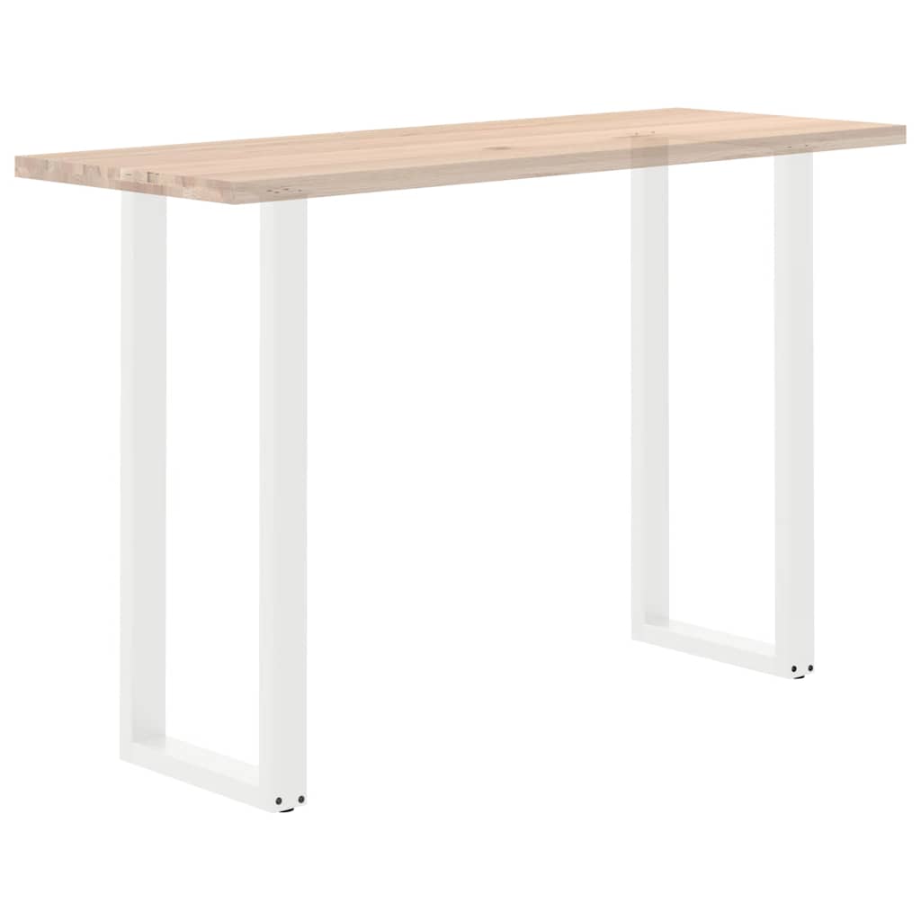 Bartafelpoten 2 st U-vormig 50x(110-111) cm staal wit is nu te koop bij PeponiXL, paradijselijk wonen!