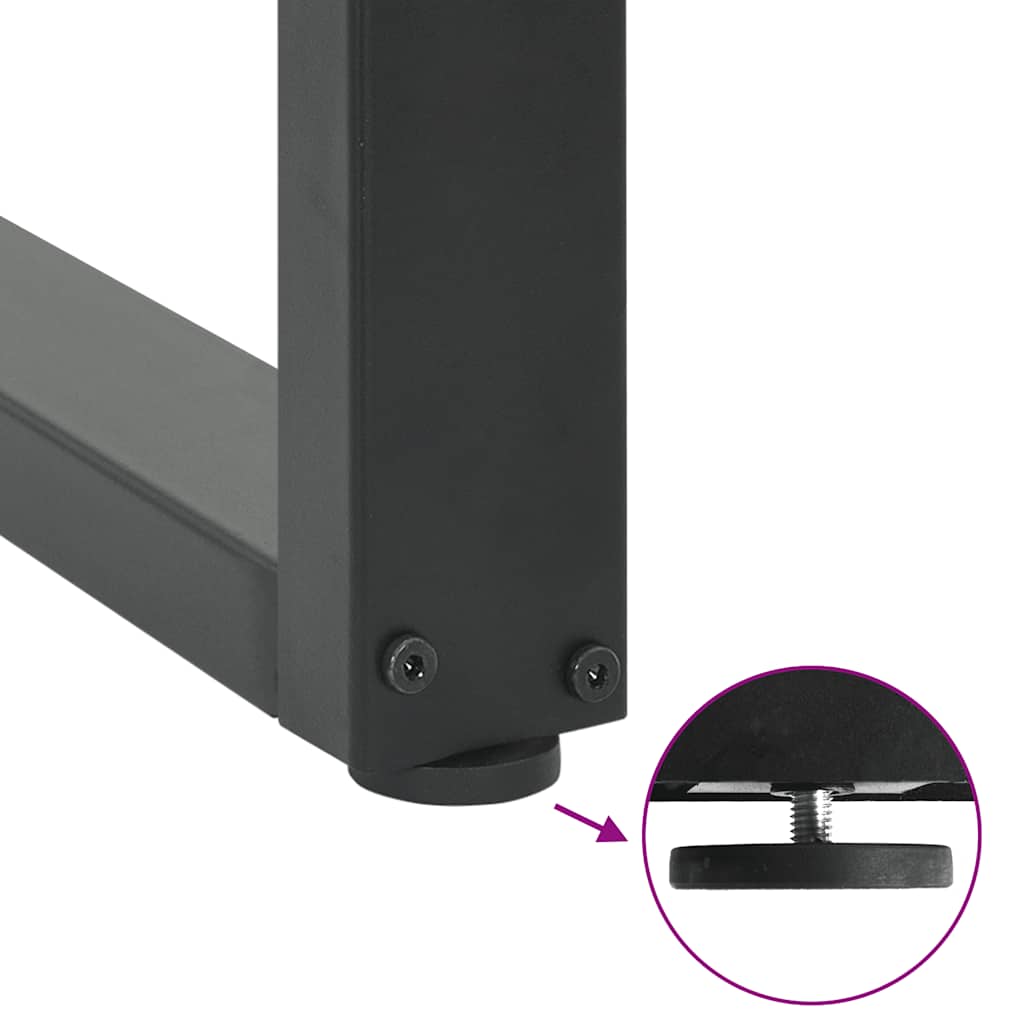 Bartafelpoten 2 st U-vormig 50x(110-111) cm staal antraciet is nu te koop bij PeponiXL, paradijselijk wonen!