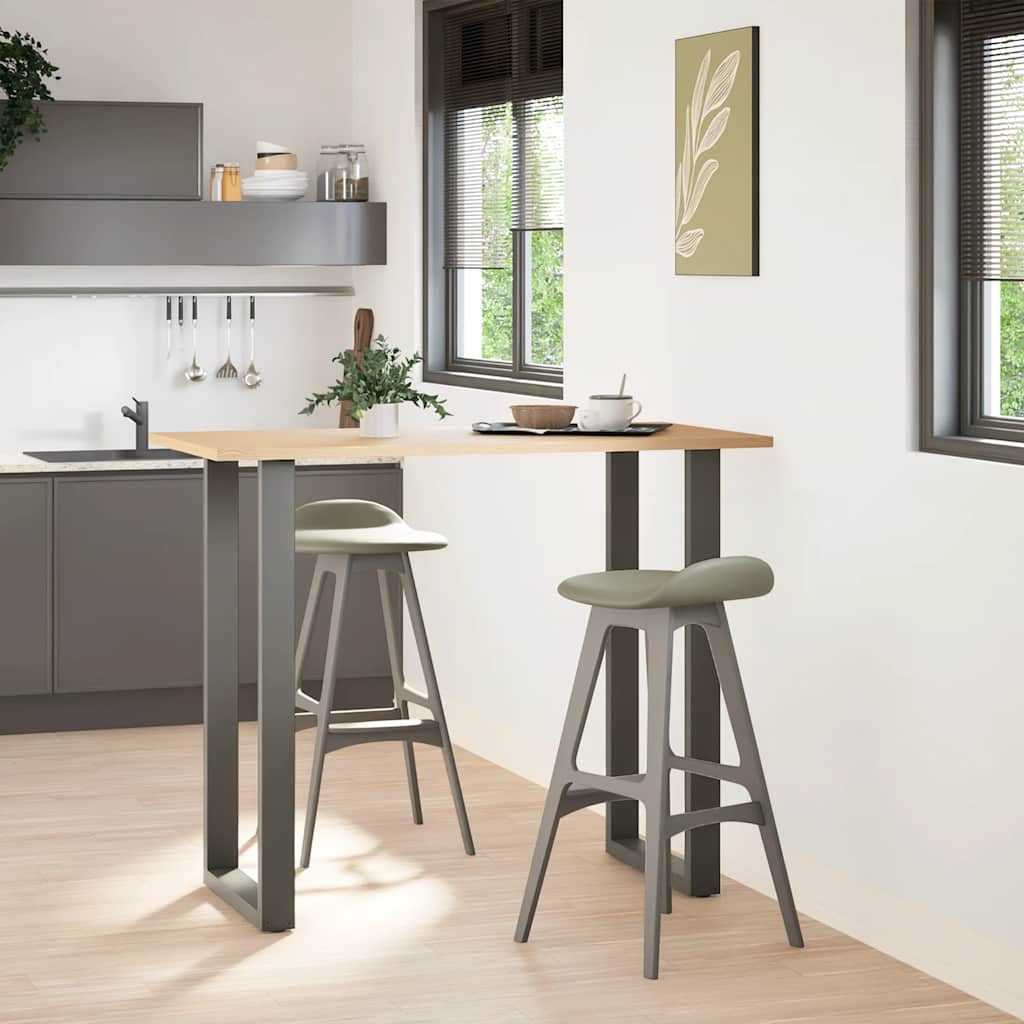 Bartafelpoten 2 st U-vormig 60x(110-111) cm staal antraciet is nu te koop bij PeponiXL, paradijselijk wonen!