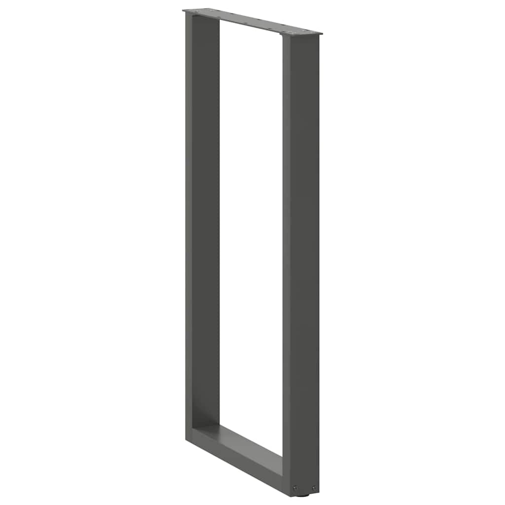 Bartafelpoten 2 st U-vormig 60x(110-111) cm staal antraciet is nu te koop bij PeponiXL, paradijselijk wonen!
