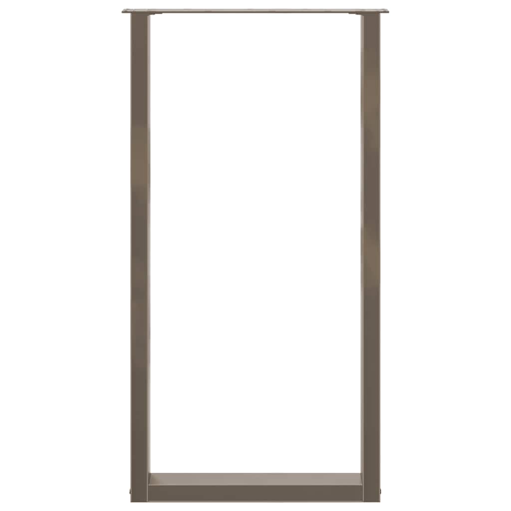 Bartafelpoten 2 st U-vormig 60x(110-111) cm staal naturel is nu te koop bij PeponiXL, paradijselijk wonen!