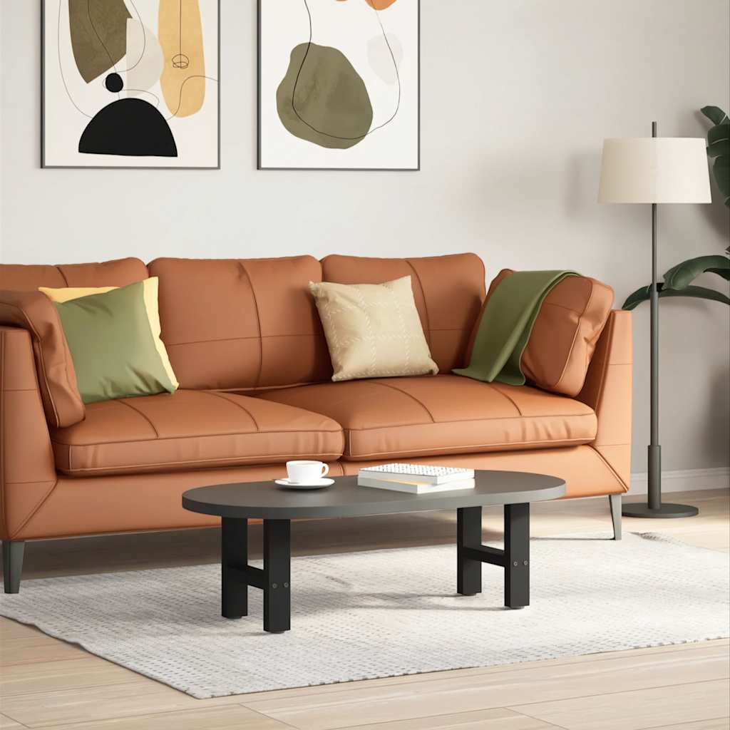 Salontafelpoten 2 st 30x(30-31) cm staal zwart is nu te koop bij PeponiXL, paradijselijk wonen!