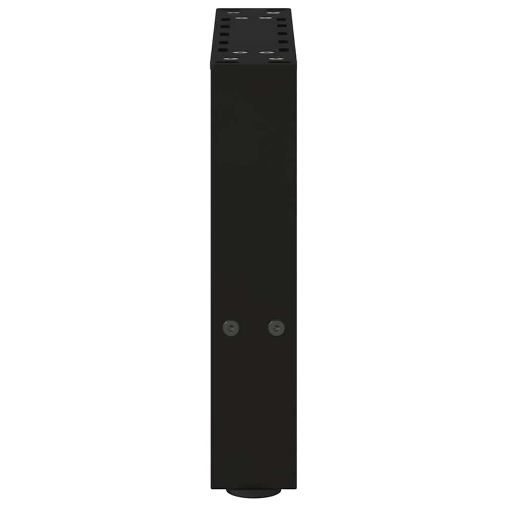 Salontafelpoten 2 st 30x(30-31) cm staal zwart is nu te koop bij PeponiXL, paradijselijk wonen!