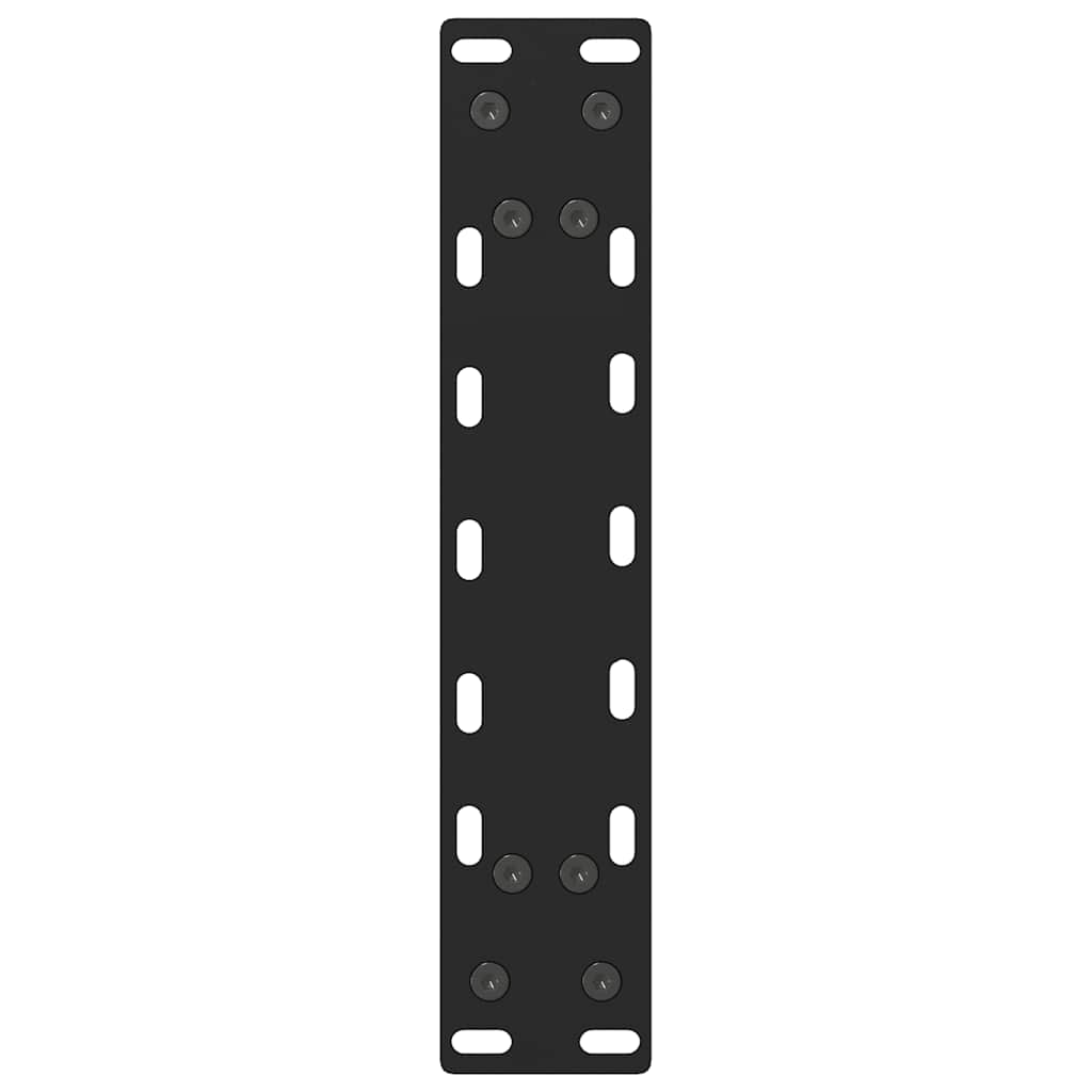 Salontafelpoten 2 st 30x(30-31) cm staal zwart is nu te koop bij PeponiXL, paradijselijk wonen!