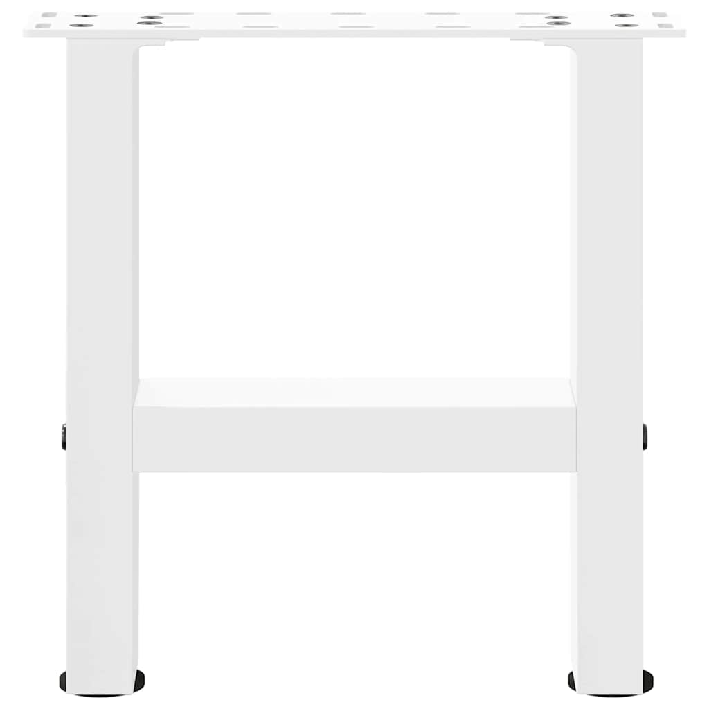 Salontafelpoten 2 st 30x(30-31) cm staal wit is nu te koop bij PeponiXL, paradijselijk wonen!
