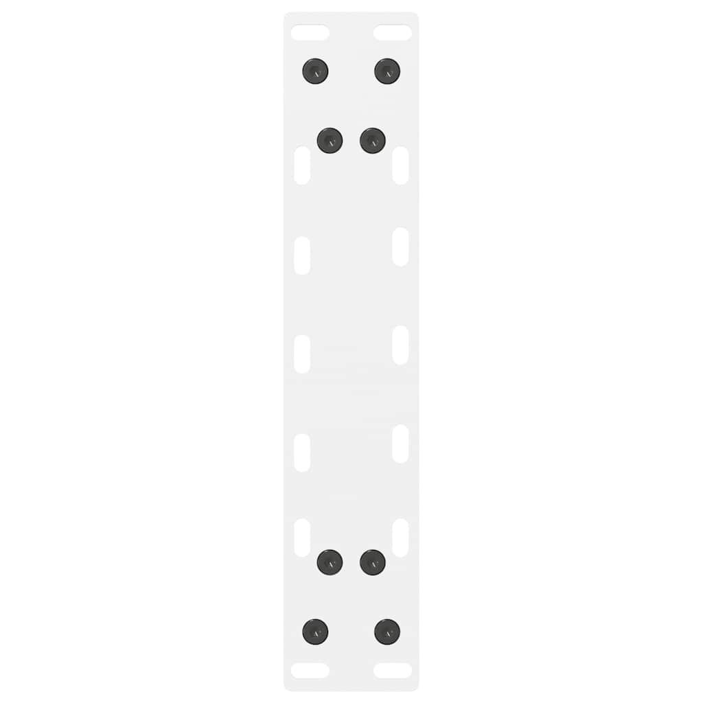 Salontafelpoten 2 st 30x(30-31) cm staal wit is nu te koop bij PeponiXL, paradijselijk wonen!