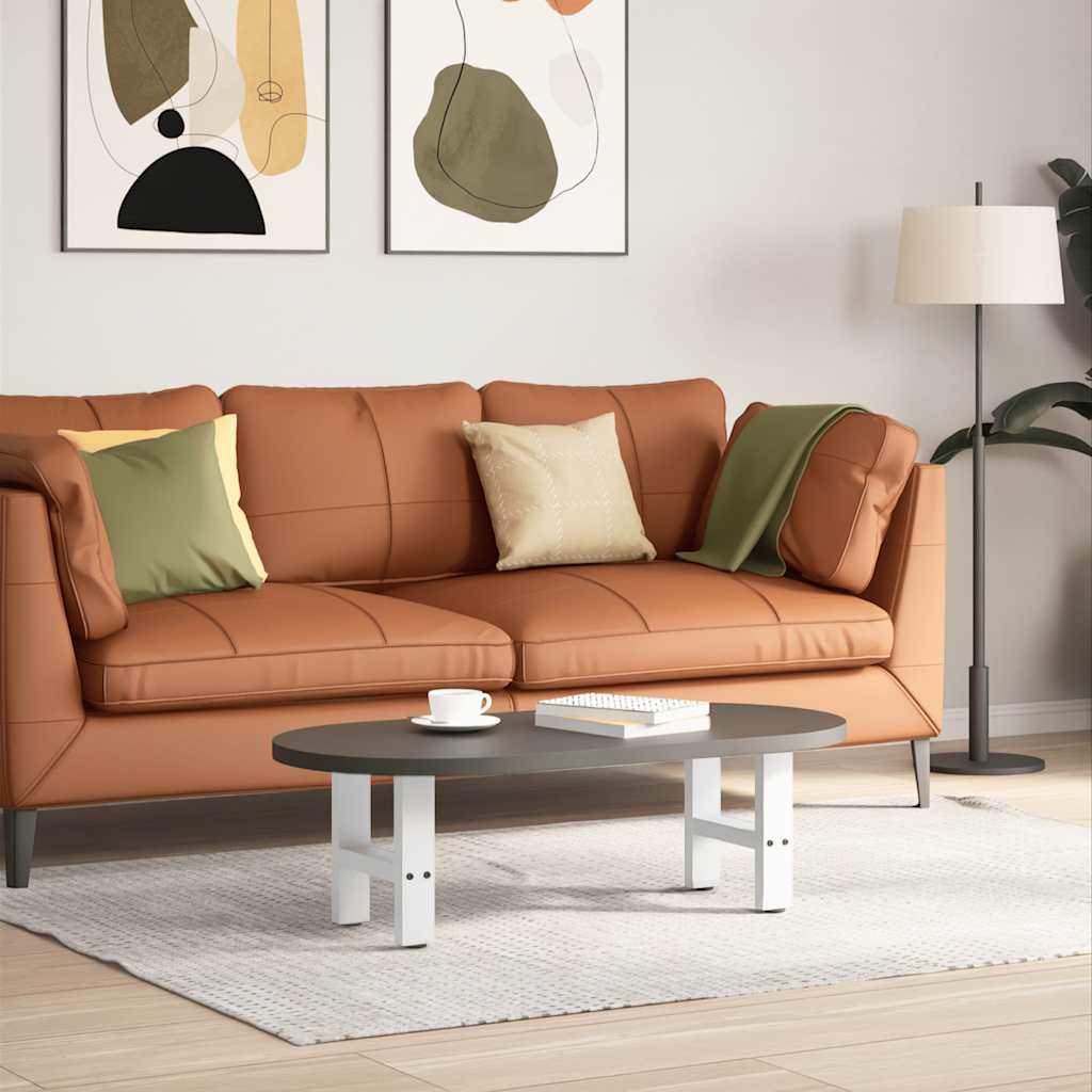 Salontafelpoten 2 st 30x(30-31) cm staal wit is nu te koop bij PeponiXL, paradijselijk wonen!