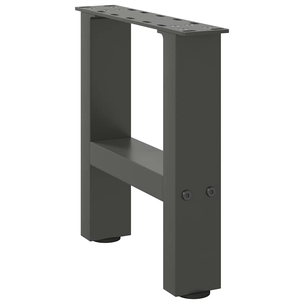 Salontafelpoten 2 st 30x(30-31) cm staal antracietkleurig is nu te koop bij PeponiXL, paradijselijk wonen!