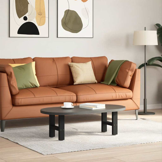 Salontafelpoten 2 st 40x(30-31) cm staal zwart is nu te koop bij PeponiXL, paradijselijk wonen!